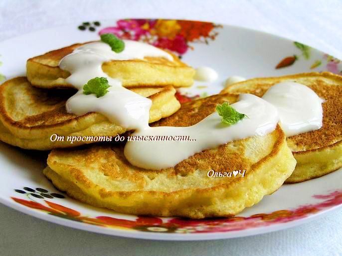 Оладьи на пшённой каше