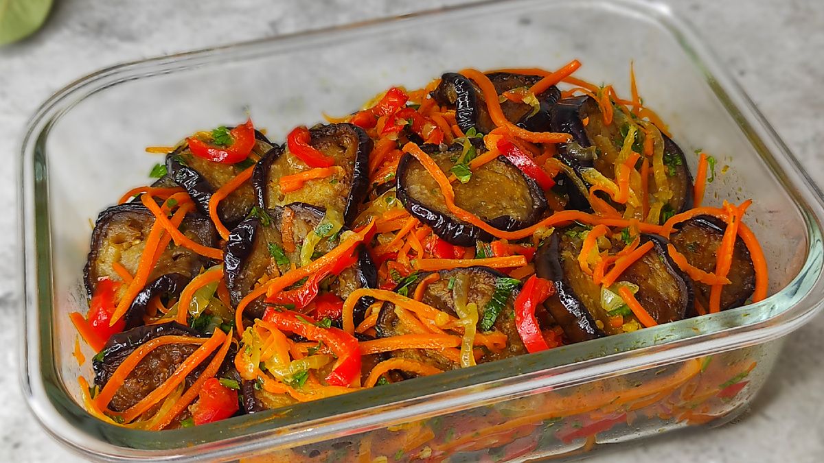 Необычная закуска из баклажанов, которая украсит любой стол