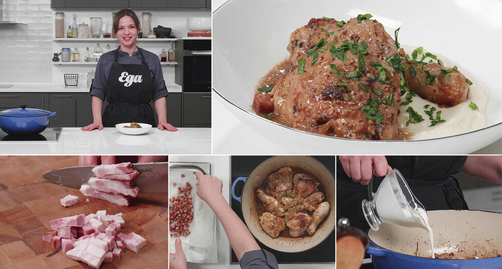 Курица в маринаде из горчицы