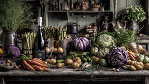 Сочетания осени: игристое вино и сезонные овощи