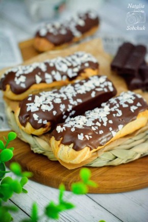 Эклеры с шоколадным кремом: простая радость для гурманов