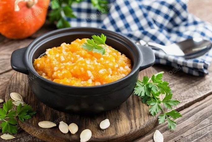 Как приготовить полезную кашу из тыквы с рисом