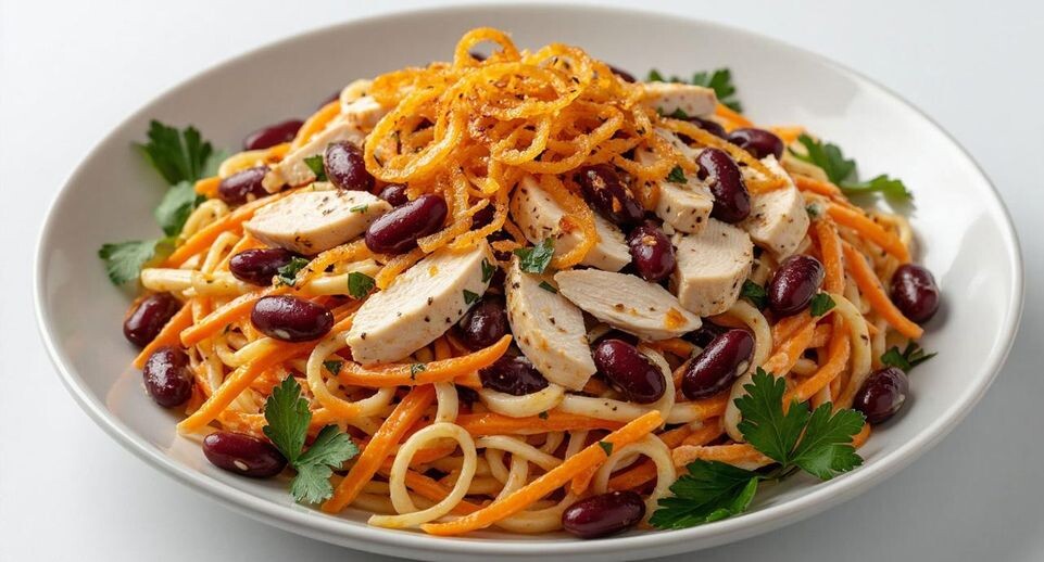 Новый взгляд на салаты: оригинальный рецепт с морковью по-корейски для новогоднего стола