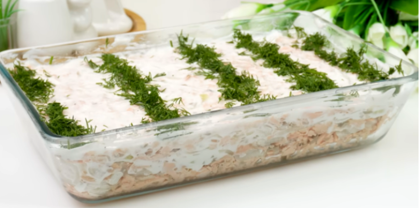 Уникальный салат на праздник, от которого все будут в восторге