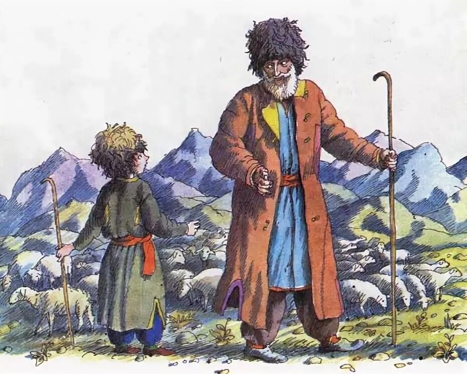 Сказка о трех братьях и снежно-белом коне