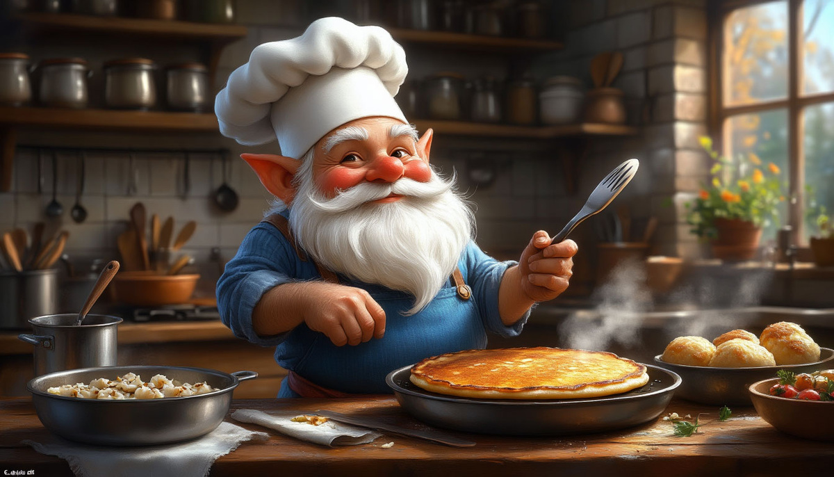 Вкусный завтрак: овсяноблин с сырным сюрпризом от мафина