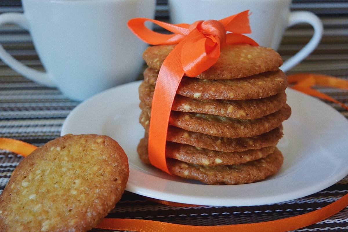 Нежное кунжутное печенье, которое покорит ваши вкусовые рецепторы