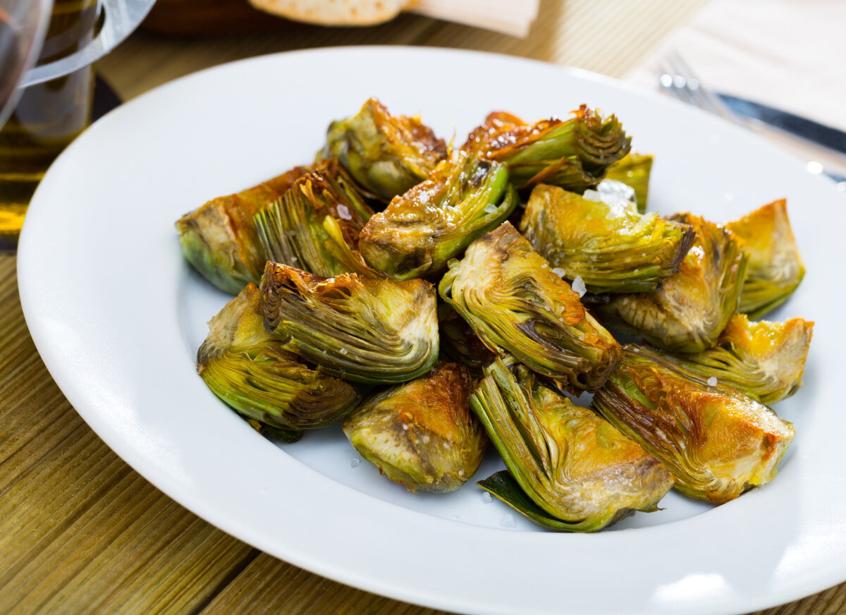 Артишоки в зеленом соусе