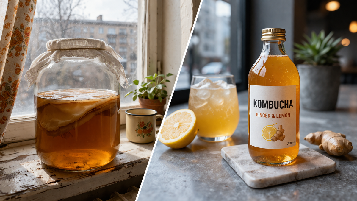 Ностальгия по чайному грибу: как он стал любимой комбучей