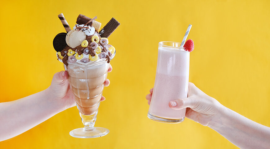 Молочный коктейль, как в детстве: просто и вкусно
