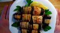Нежные рулеты из баклажанов с орехами без лишней жарки