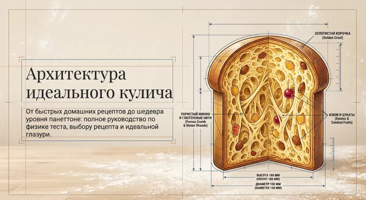 Как испечь кулич, который удивит всех на Пасху
